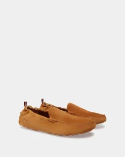 Kerbs Driver-Schuh Aus Veloursleder In Braun