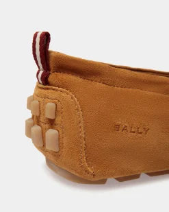 Kerbs Driver-Schuh Aus Veloursleder In Braun