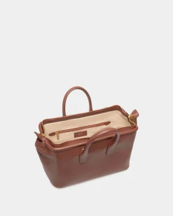 Kleine Henkeltasche Belle Aus Leder In Braun