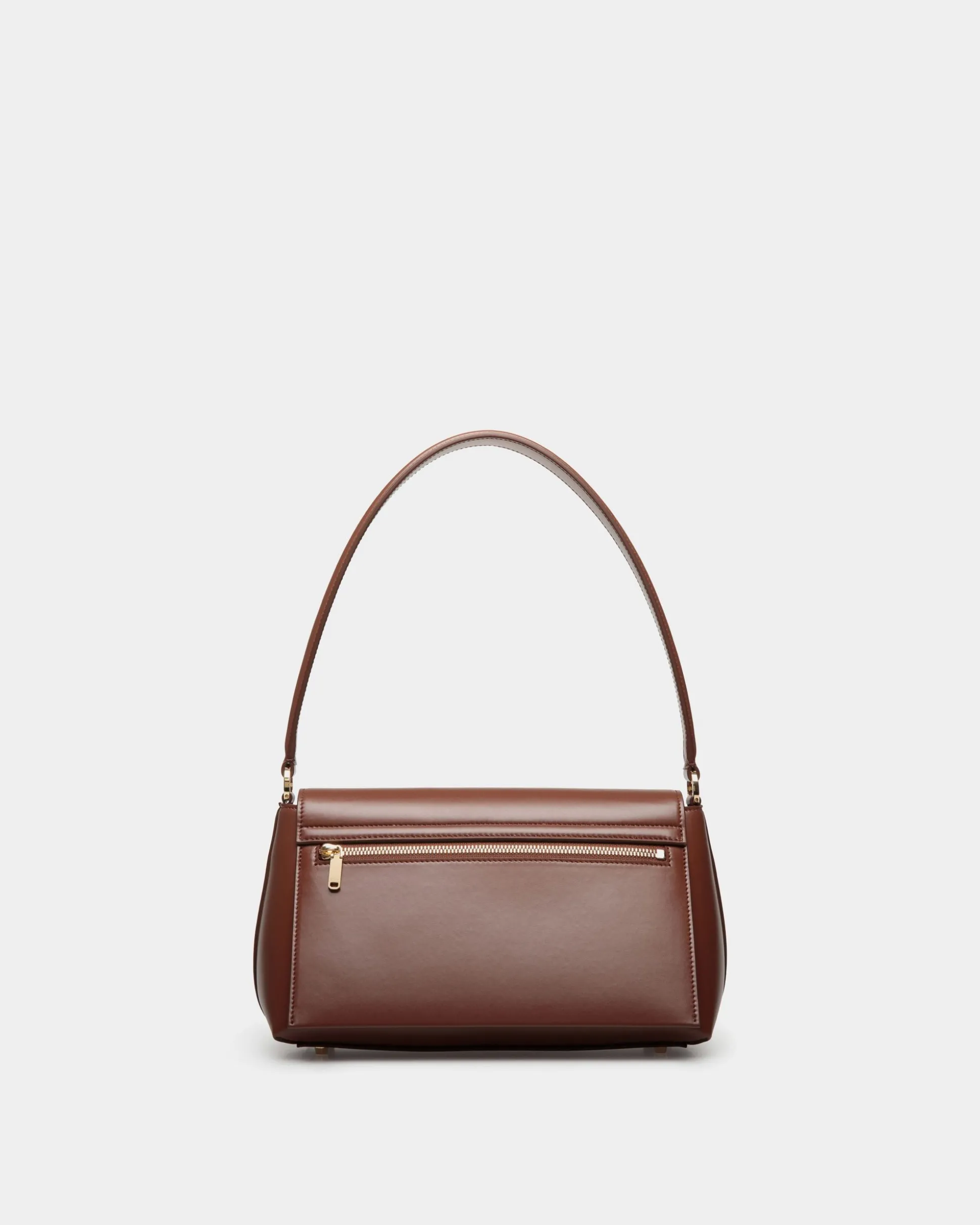 Kleine Henkeltasche Ollam Aus Braunem Leder