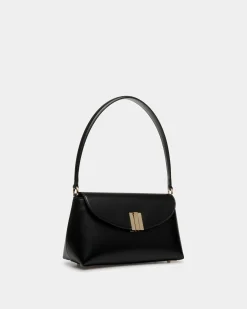Kleine Henkeltasche Ollam Aus Leder In Schwarz