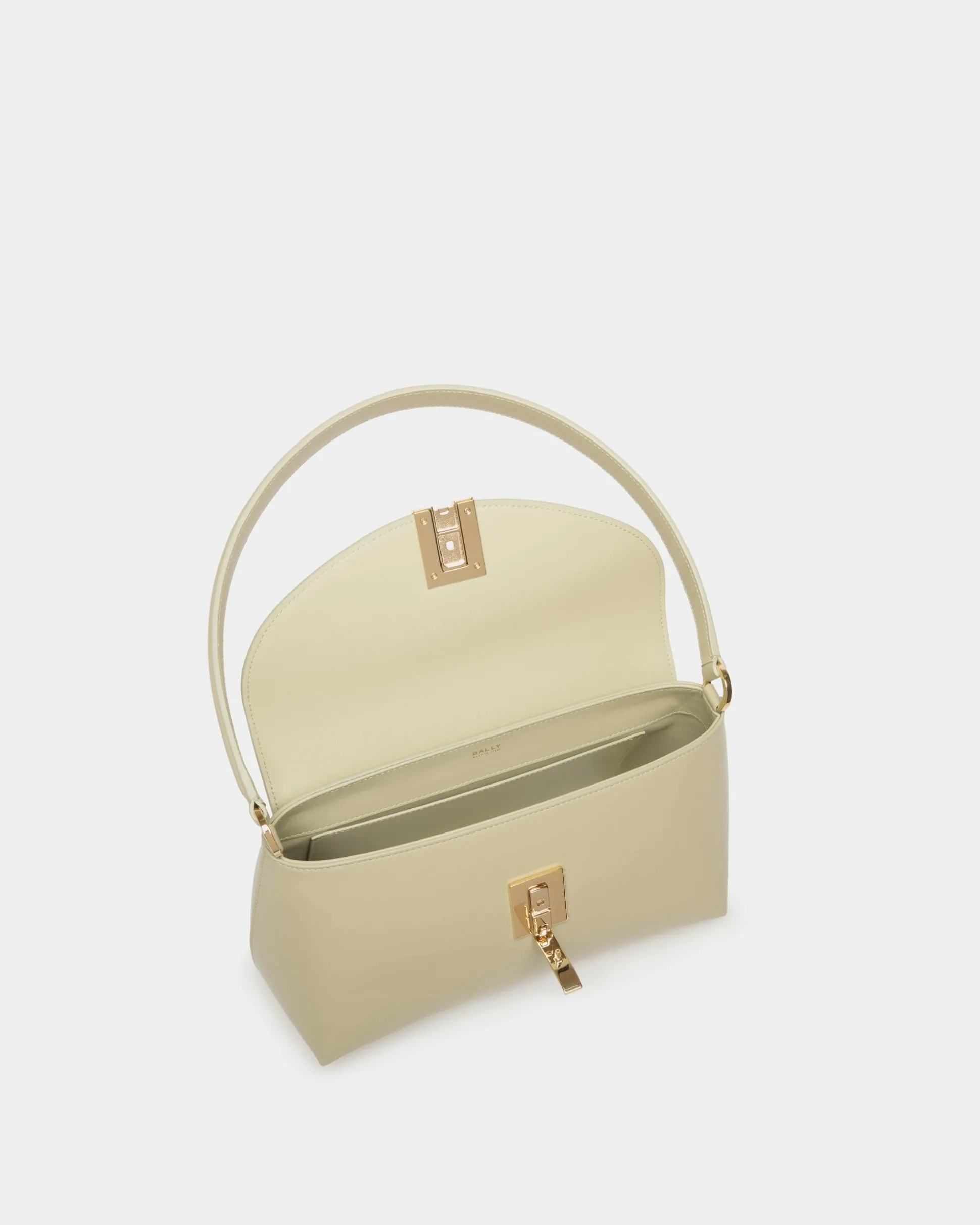 Kleine Henkeltasche Ollam Aus Leder In Light Green