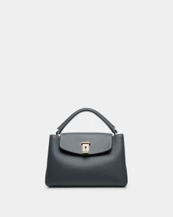 Kleine Lock Me Henkeltasche Aus Leder