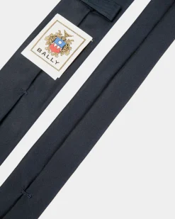 Krawatte Aus Seide In Navy Blue Aus Der Adrien Brody Travel-Kollektion