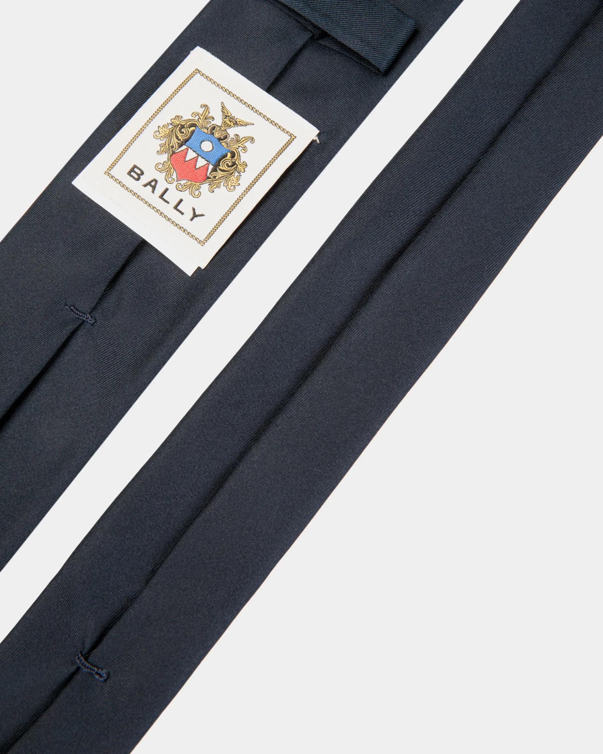 Krawatte Aus Seide In Navy Blue Aus Der Adrien Brody Travel-Kollektion