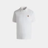 Kurzärmeliges Poloshirt Aus Baumwolle In Weiß