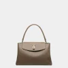 Layka Henkeltasche Aus Hellbraun Leder