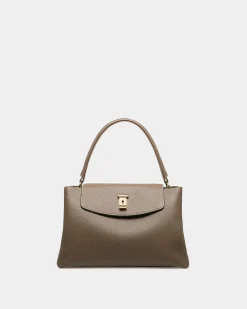Layka Henkeltasche Aus Hellbraun Leder
