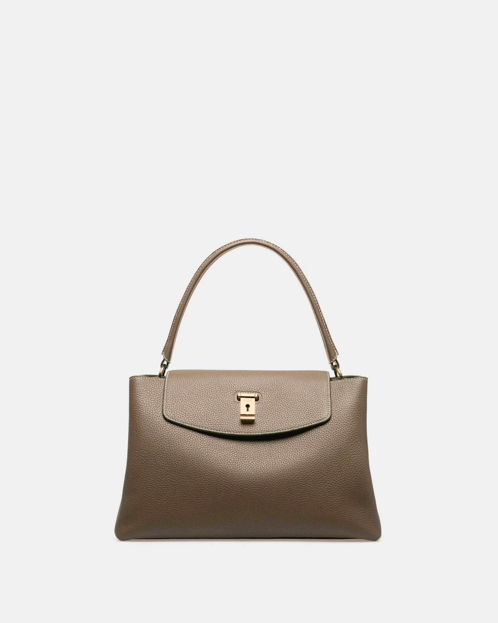 Layka Henkeltasche Aus Hellbraun Leder