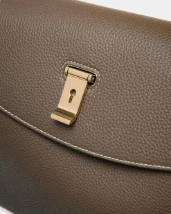 Layka Henkeltasche Aus Hellbraun Leder