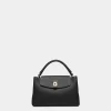 Layka Henkeltasche Aus Leder In Schwarz