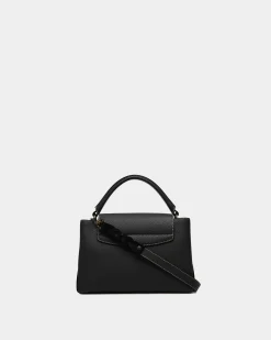 Layka Henkeltasche Aus Leder In Schwarz