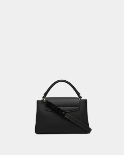 Layka Henkeltasche Aus Leder In Schwarz