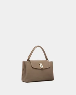 Layka Henkeltasche Aus Leder In Hellbraun
