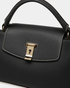 Layka Henkeltasche Aus Leder In Schwarz
