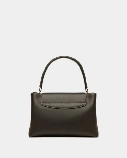 Layka Henkeltasche Aus Schwarzem Leder