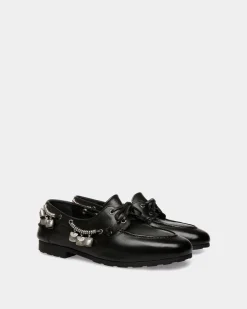 Loafer Plume Aus Leder In Schwarz