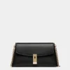 Lock Me Multifunktionale Minitasche Aus Genarbtem Leder In Schwarz
