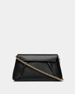 Lock Me Multifunktionale Minitasche Aus Genarbtem Leder In Schwarz