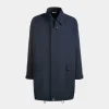 Mantel Aus Nylon In Navy Blue