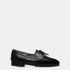 Mokassin Plume Aus Leder In Schwarz