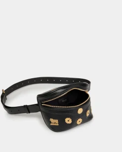 Mountain Gürteltasche Aus Schwarzem Leder