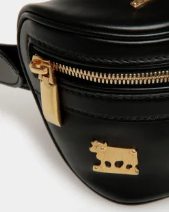 Mountain Gürteltasche Aus Schwarzem Leder