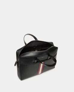 Mythos Aktentasche Aus Recyceltem Leder In Schwarz