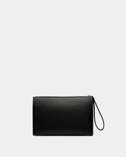 Mythos Pochette Aus Recyceltem Leder In Schwarz