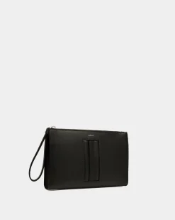 Mythos Pochette Aus Recyceltem Leder In Schwarz