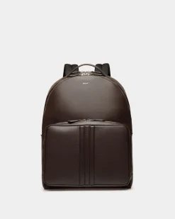 Mythos Rucksack Aus Recyceltem Leder In Ebenholzschwarz
