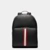 Mythos Rucksack Aus Recyceltem Leder In Schwarz