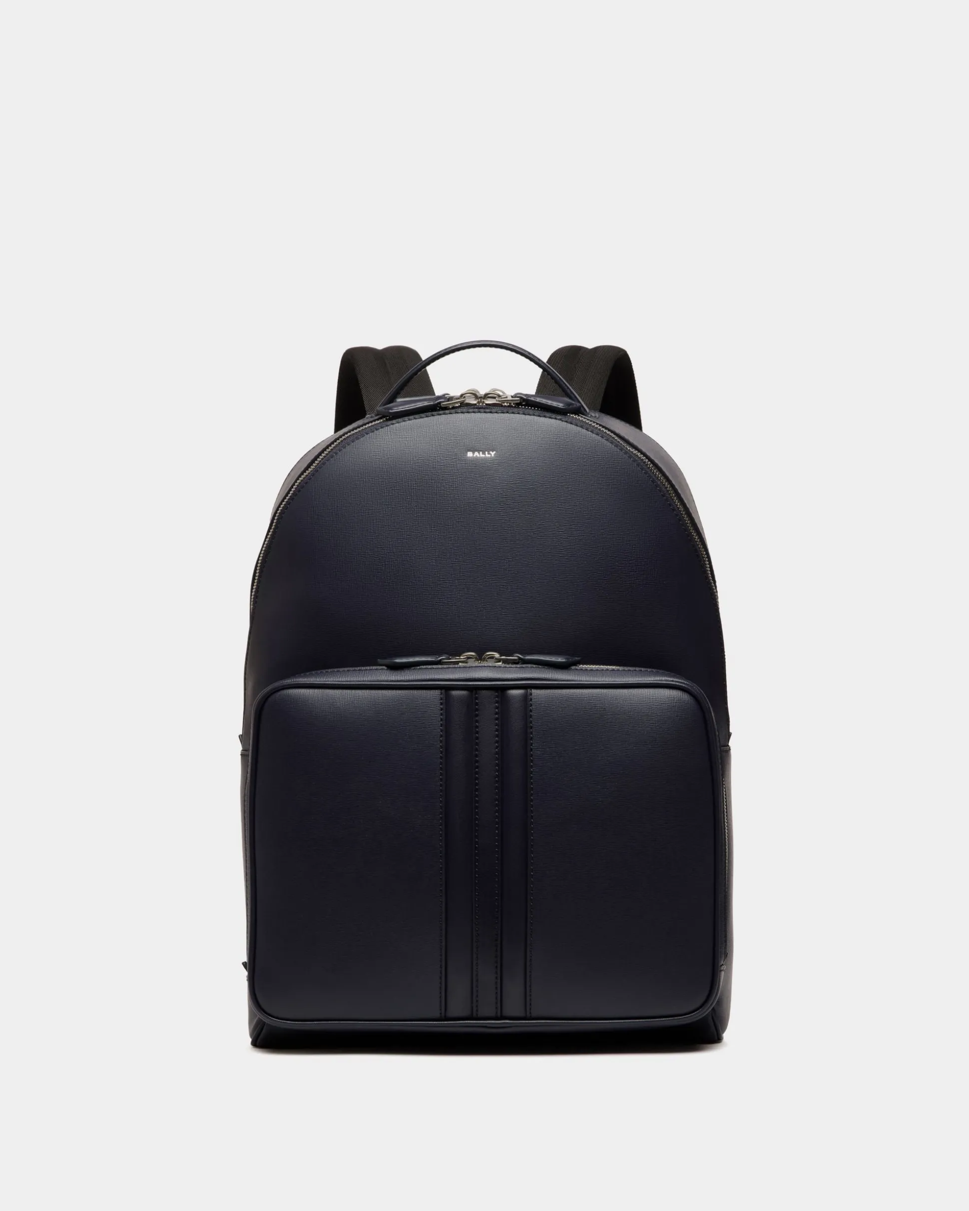 Mythos Rucksack Aus Recyceltem Leder In Navy Blue