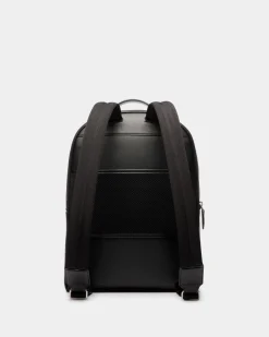 Mythos Rucksack Aus Recyceltem Leder In Schwarz