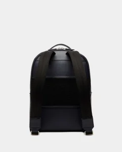 Mythos Rucksack Aus Recyceltem Leder In Navy Blue