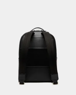 Mythos Rucksack Aus Recyceltem Leder In Schwarz