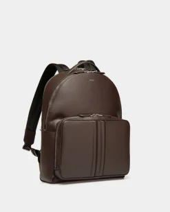 Mythos Rucksack Aus Recyceltem Leder In Ebenholzschwarz