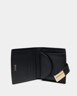 Ollam Geldbörse Aus Leder In Navy Blue