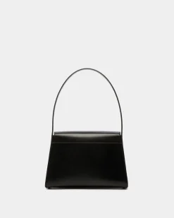 Ollam Schultertasche Aus Leder In Schwarz