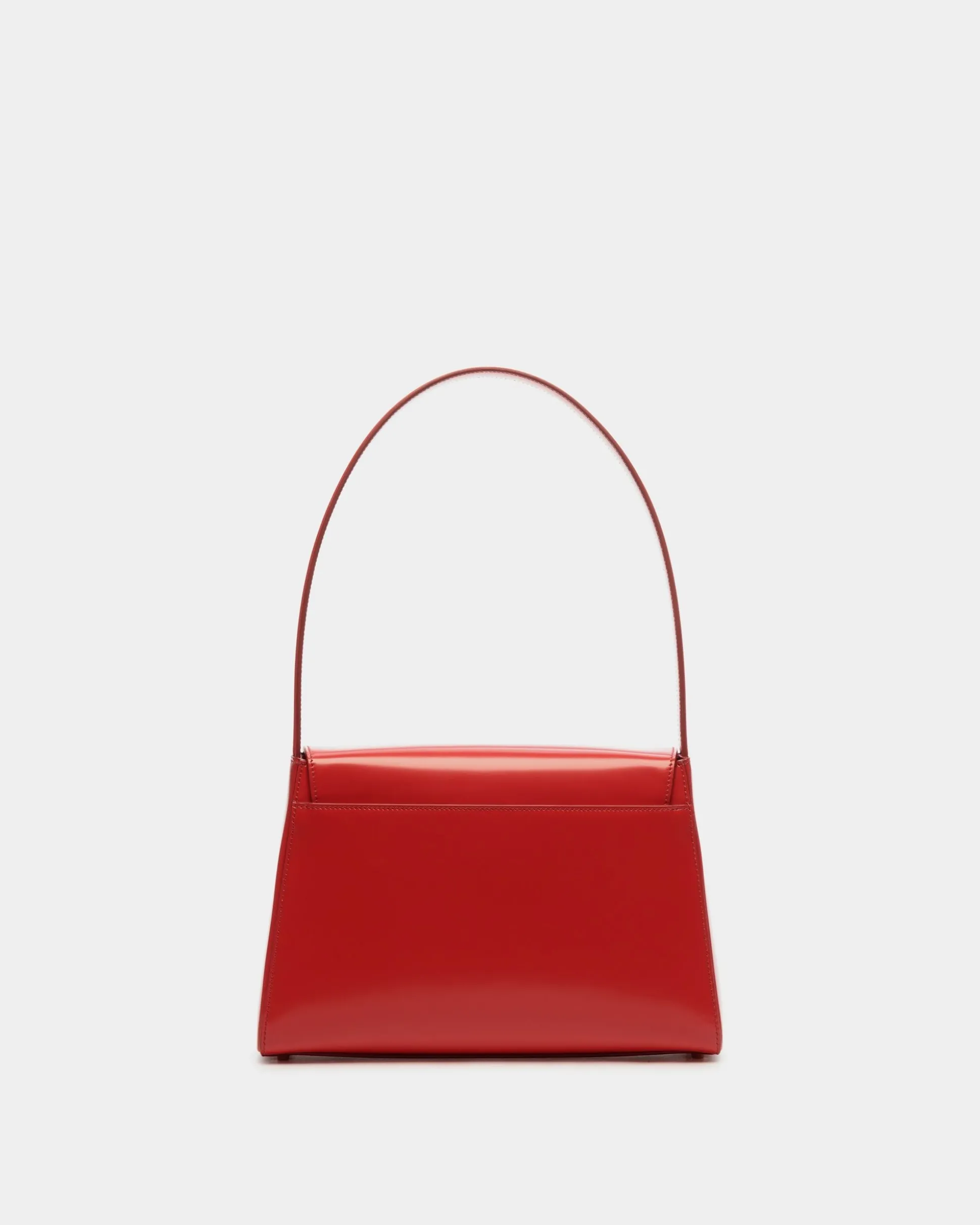 Ollam Schultertasche Aus Gebürstetem Leder In Candy Red