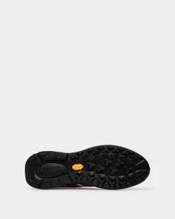 Outline Sneaker Aus Leder In Schwarz