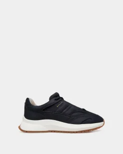Outline Sneaker Aus Nubukleder In Navy Blue