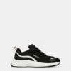 Outline Sneaker Aus Schwarzem Strickgewebe