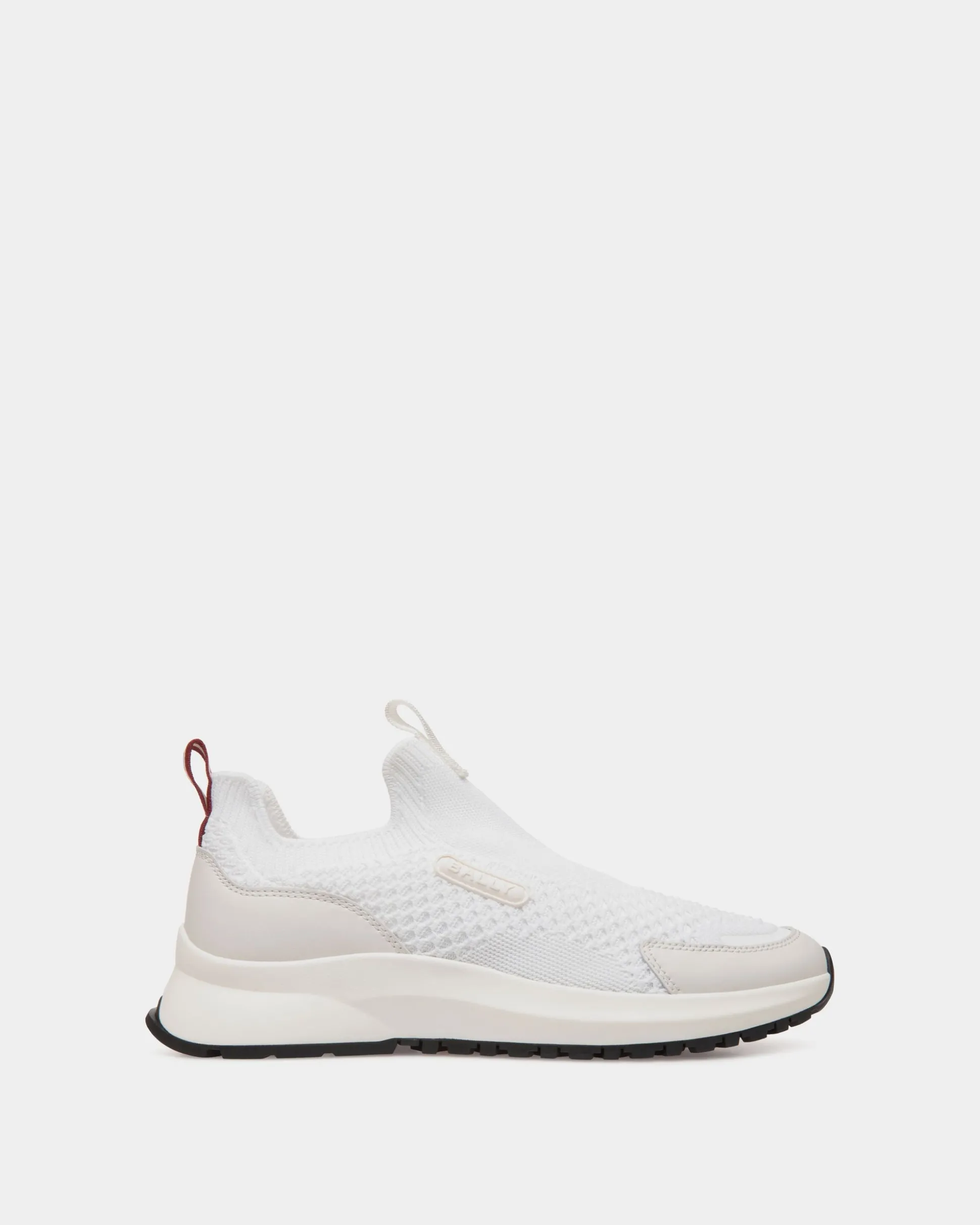 Outline Sneaker Aus Strickgewebe In Weiß