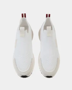 Outline Sneaker Aus Strickgewebe In Weiß