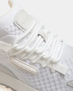 Outline Sneaker Aus Strickgewebe In Weiß