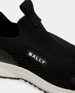 Outline Sneaker Aus Strickgewebe In Schwarz