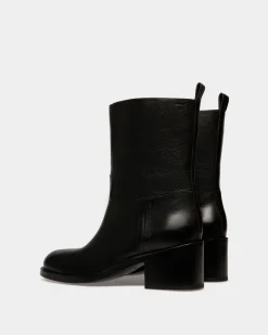 Peggy Stiefel Aus Leder In Schwarz