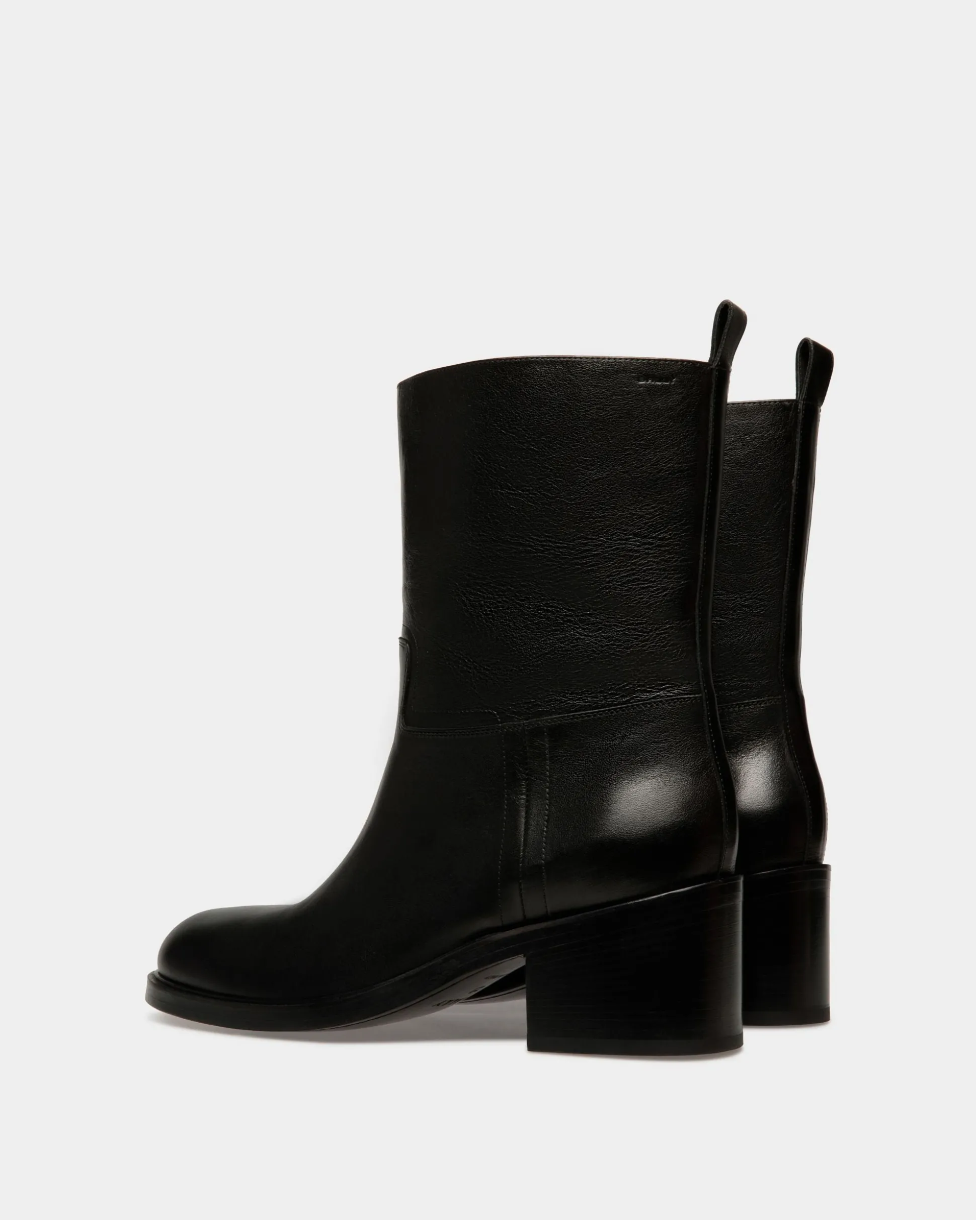 Peggy Stiefel Aus Leder In Schwarz