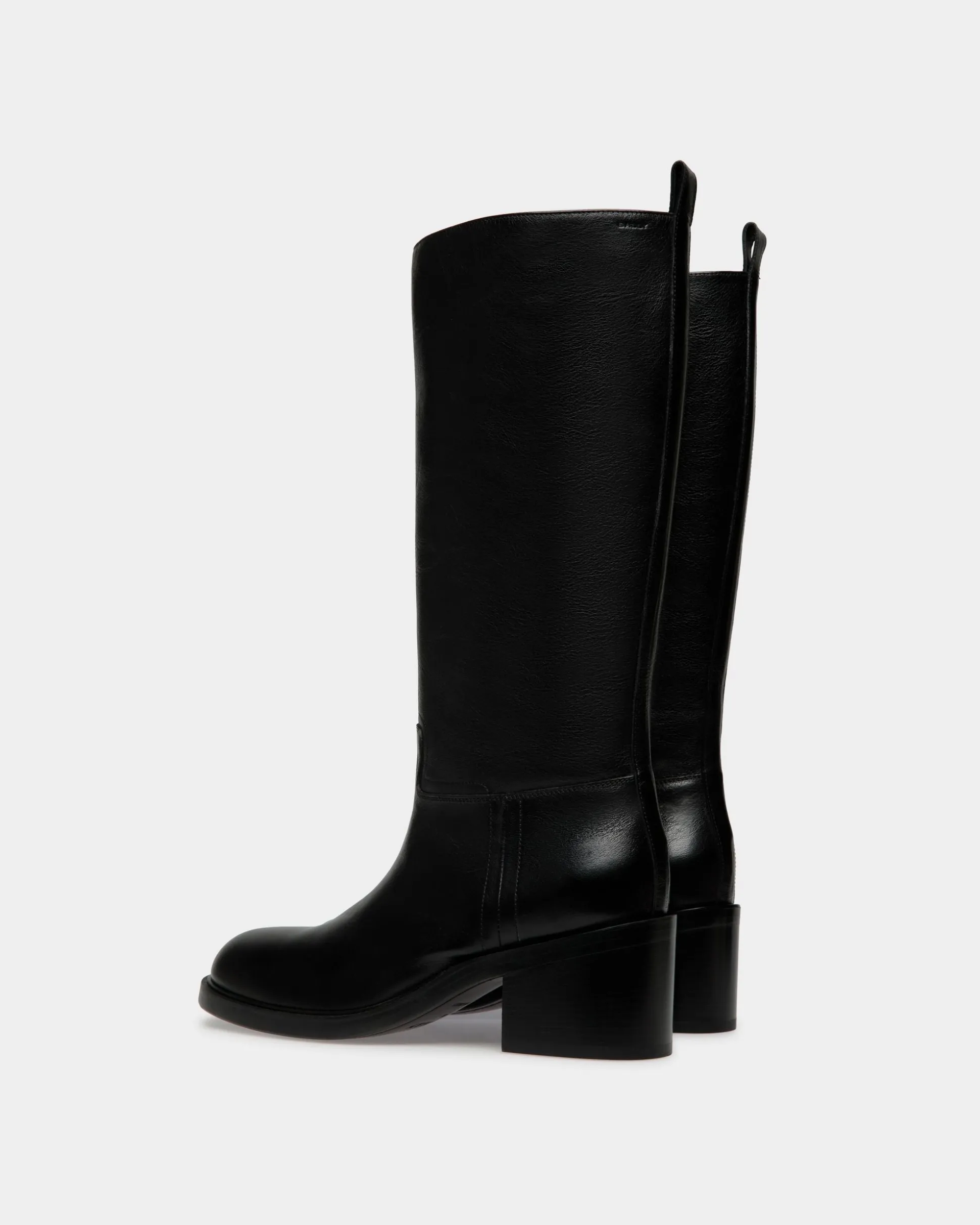 Peggy Stiefel Aus Leder In Schwarz